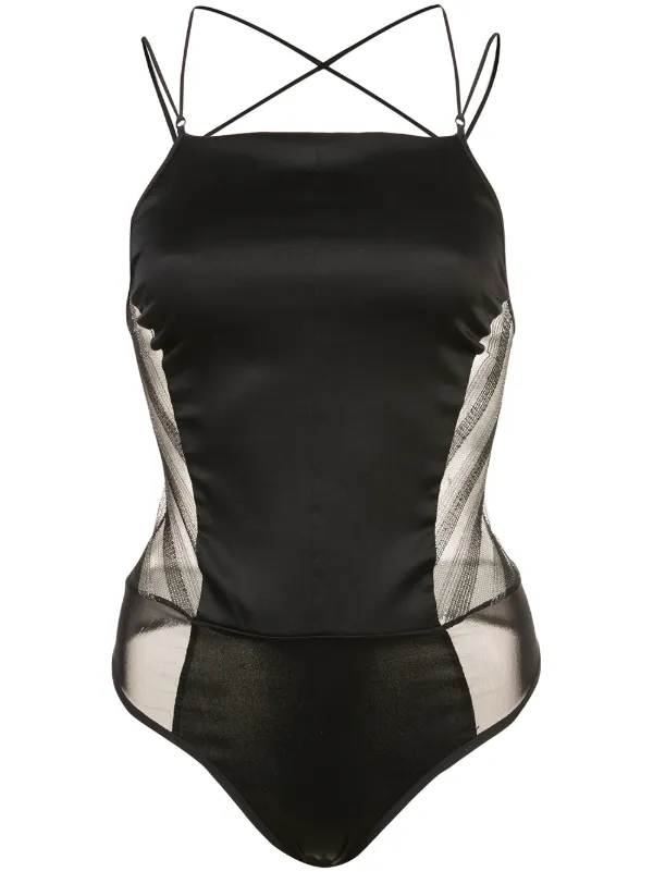 lurex bodysuit