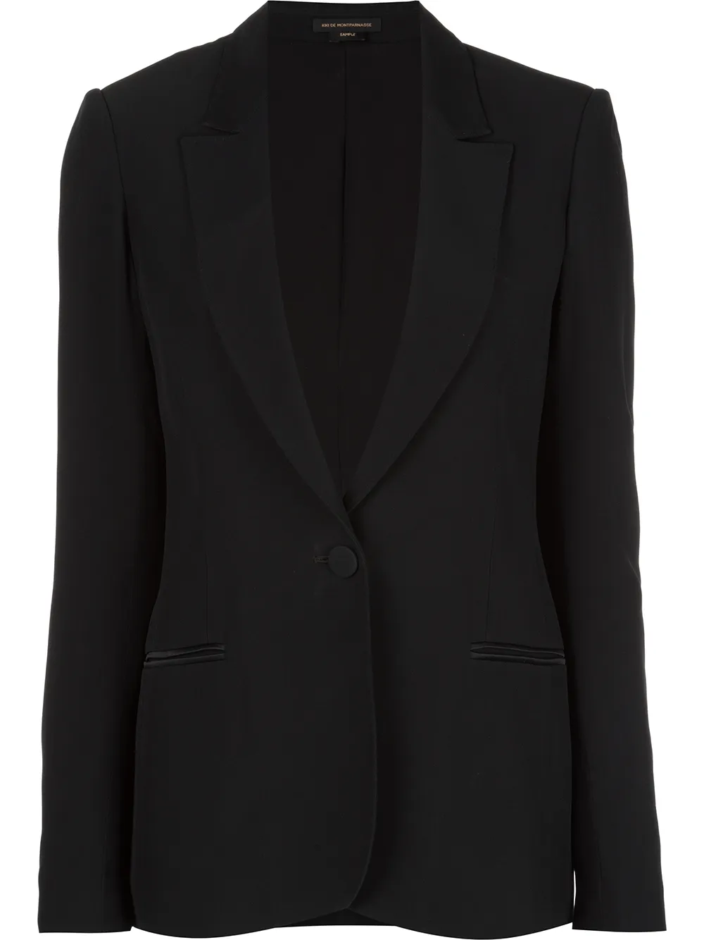 

Kiki de Montparnasse blazer tipo esmoquin - Negro