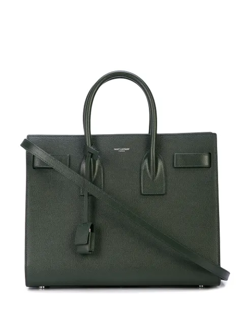 Click to view more detailed imagery on our partner's website Saint Laurent Sac De Jour Souple Tote In Newvert