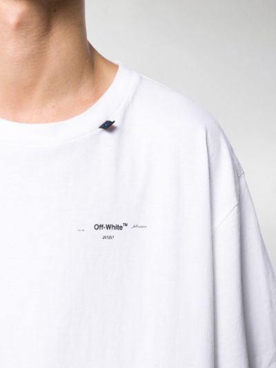 off white abstract arrows tee