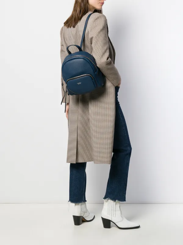 tosca blu logo plaque small backpack