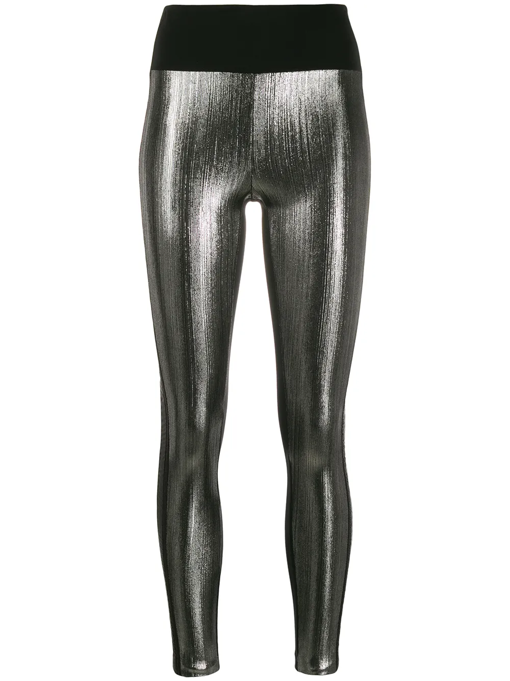 No Ka' Oi легинсы с эффектом металлик