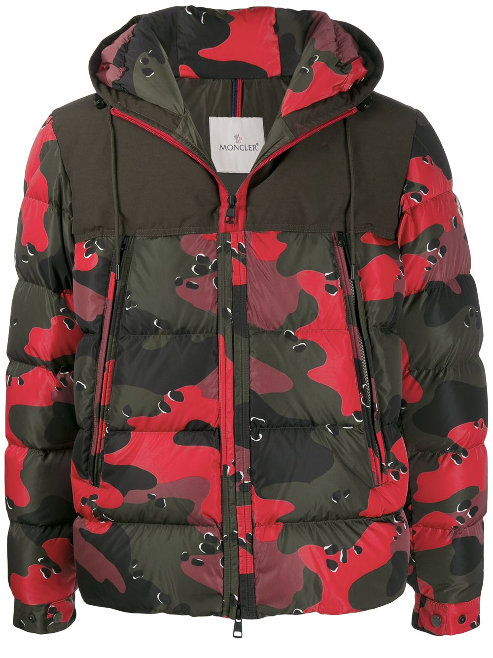 Moncler Camouflage Print Puffer Jacket 
