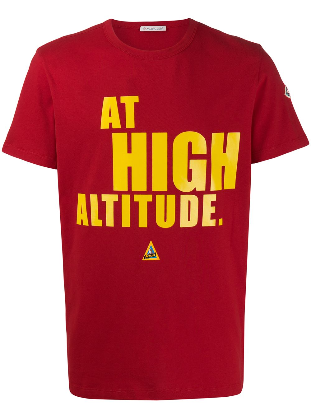 фото Moncler футболка с принтом At High Attitude