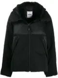 Yves Salomon faux fur trimmed jacket - Black