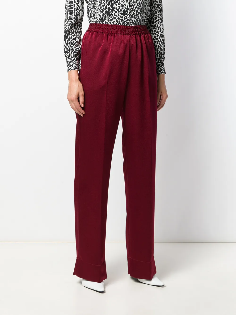  Gianluca Capannolo Hose Mit Hohem Bund   Rot 