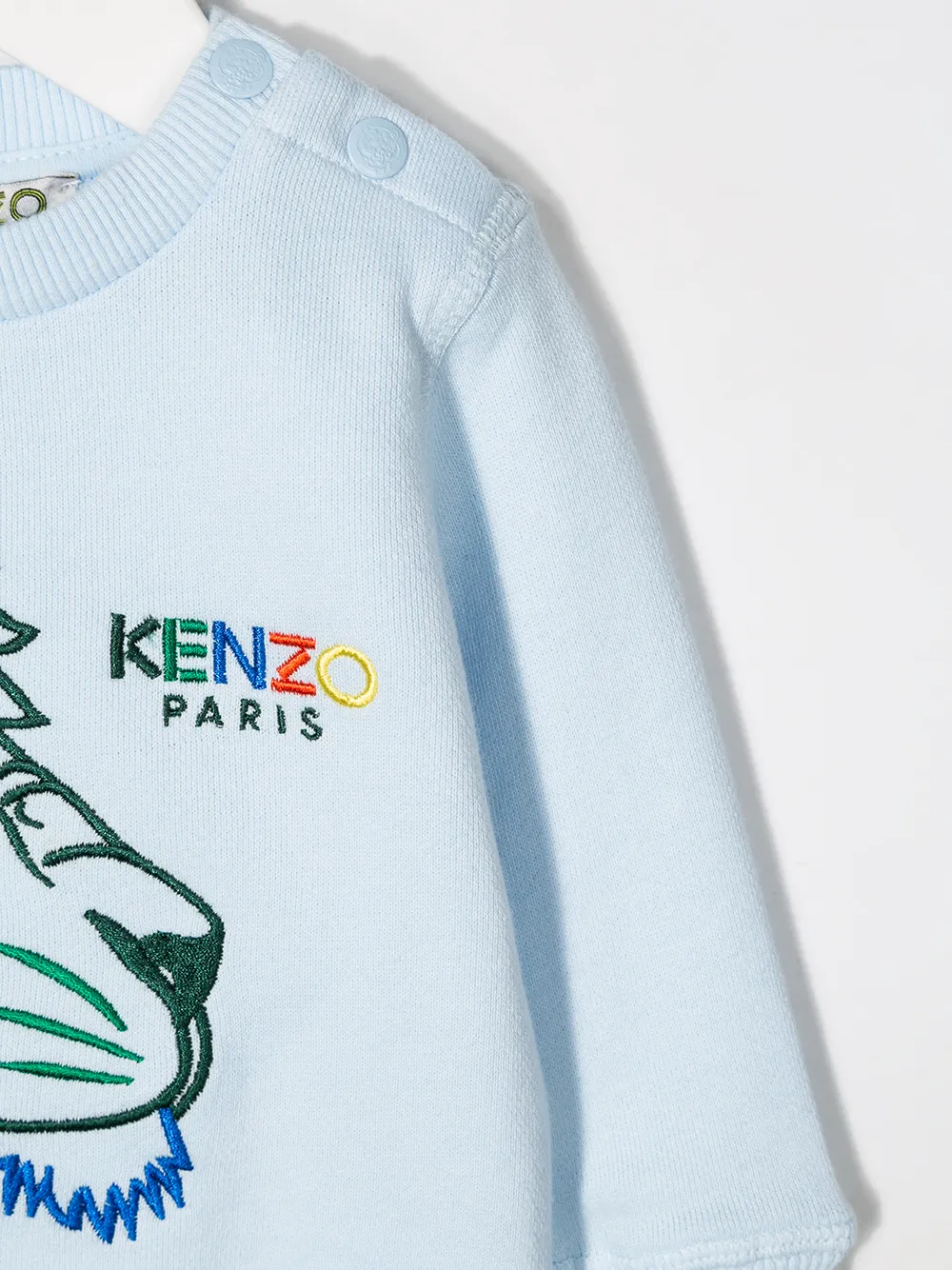 фото Kenzo kids толстовка с вышивкой