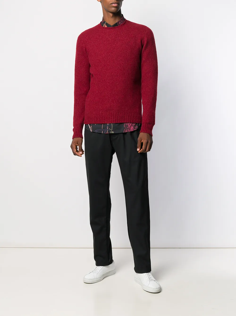 Drumohr Slim-fit trui - Rood