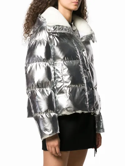 metallic puffer jacket | P.A.R.O.S.H 
