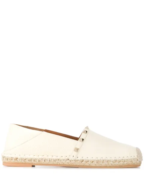 valentino leather espadrilles