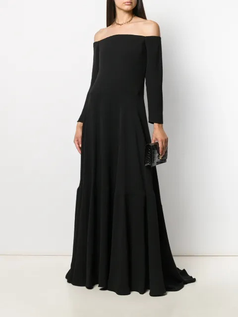 VALENTINO OFF-SHOULDERS LONG DRESS