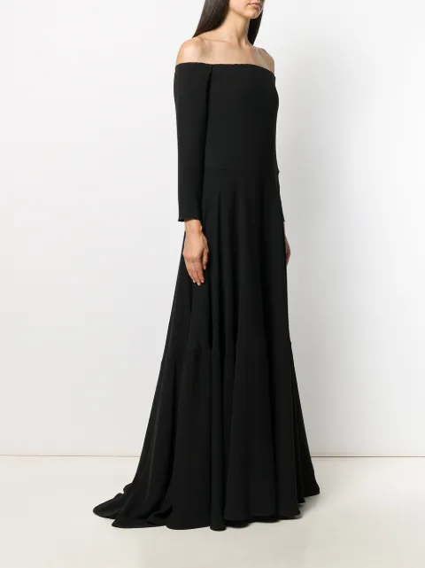 VALENTINO OFF-SHOULDERS LONG DRESS