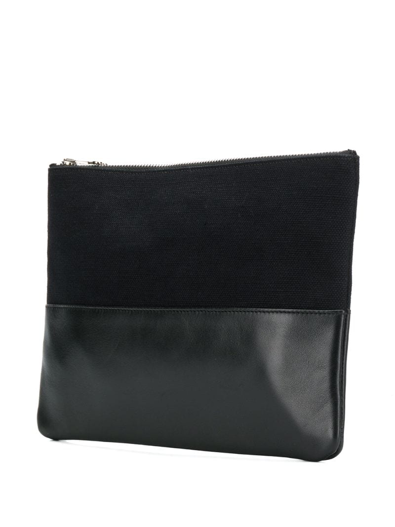 Shop Ami Alexandre Mattiussi Small Shopper Clutch In Black