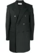 الصورة 1 من Saint Laurent معطف تويل بصفي أزرار