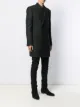 Saint Laurent معطف تويل بصفي أزرار