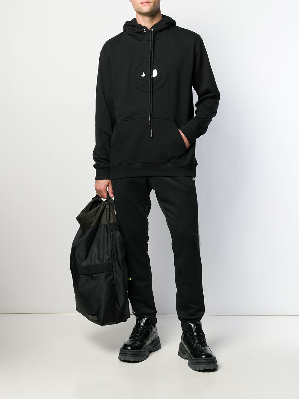 McQ Swallow Hoodie met print - Zwart