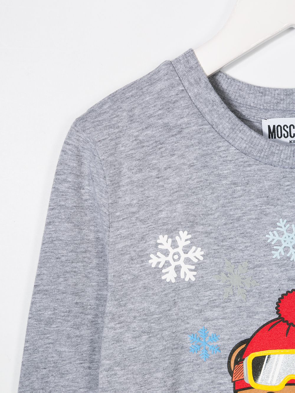 фото Moschino kids футболка с принтом