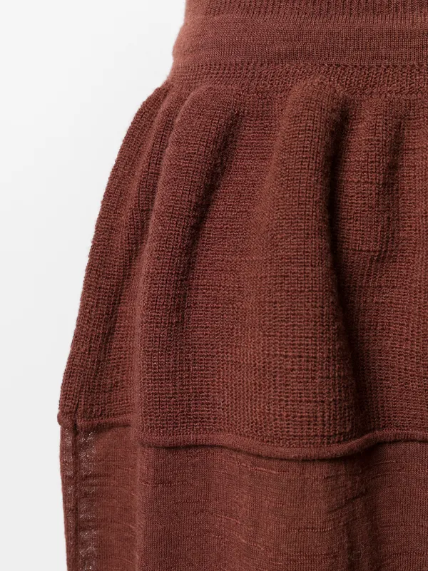 sweater knit maxi skirt