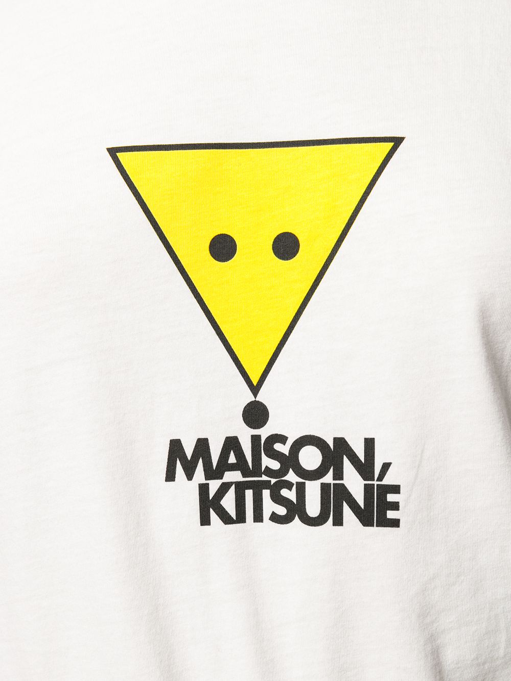 фото Maison Kitsuné футболка с принтом