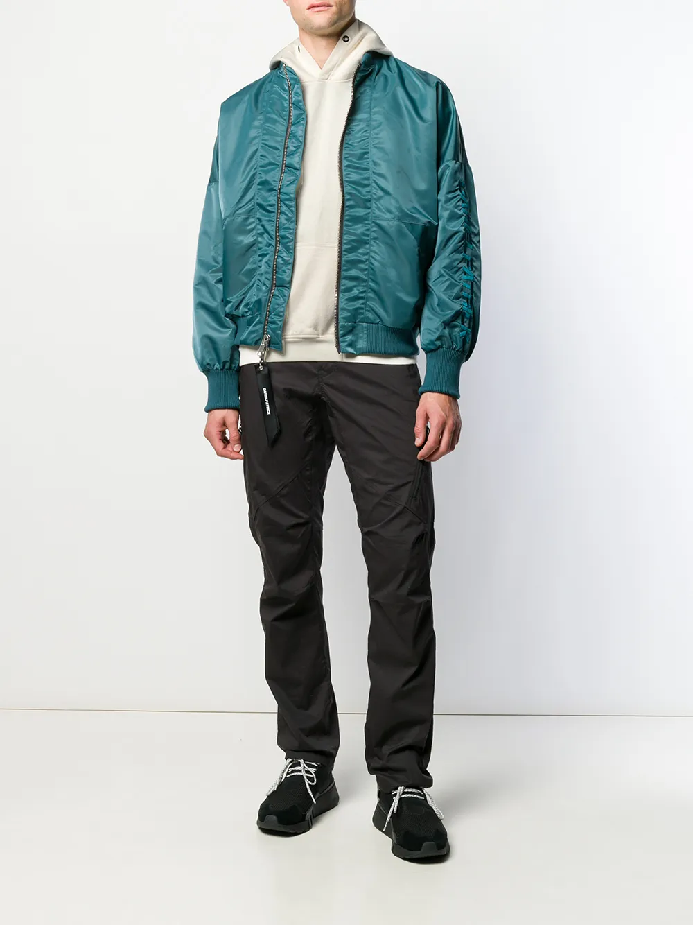  Daniel Patrick Kapuzenpullover Mit Logo Print   Weiß 
