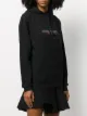 Saint Laurent كنزة بغطاء رأس وطبعة
