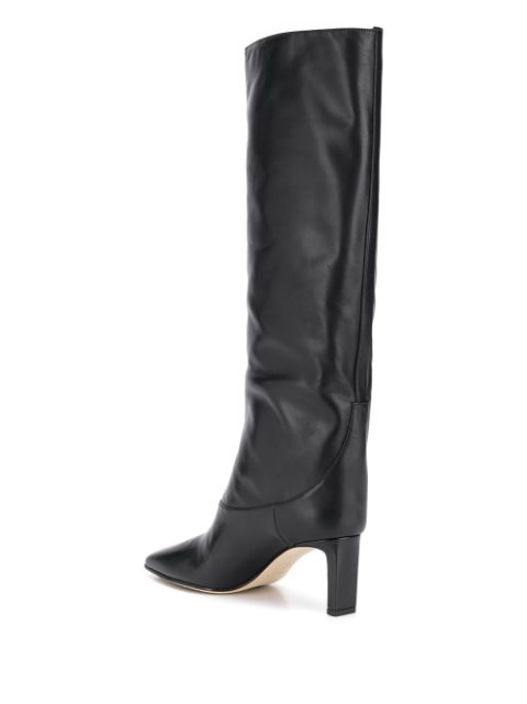 Jimmy Choo Mahesa 65 Logo Plaque Boots | Farfetch.com