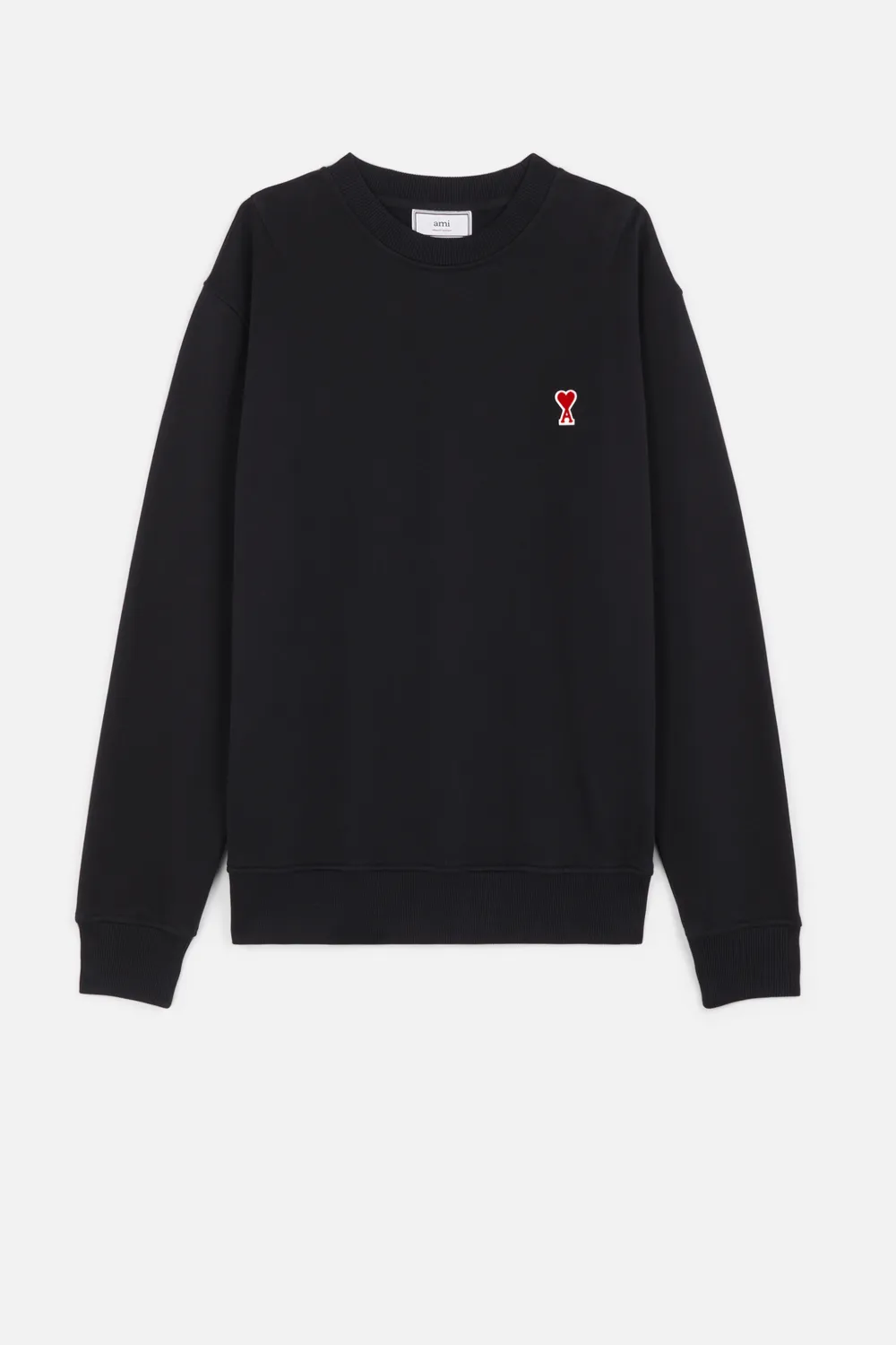 Click to view more detailed imagery on our partner's website Ami Alexandre Mattiussi Black Ami De Coeur Sweatshirt