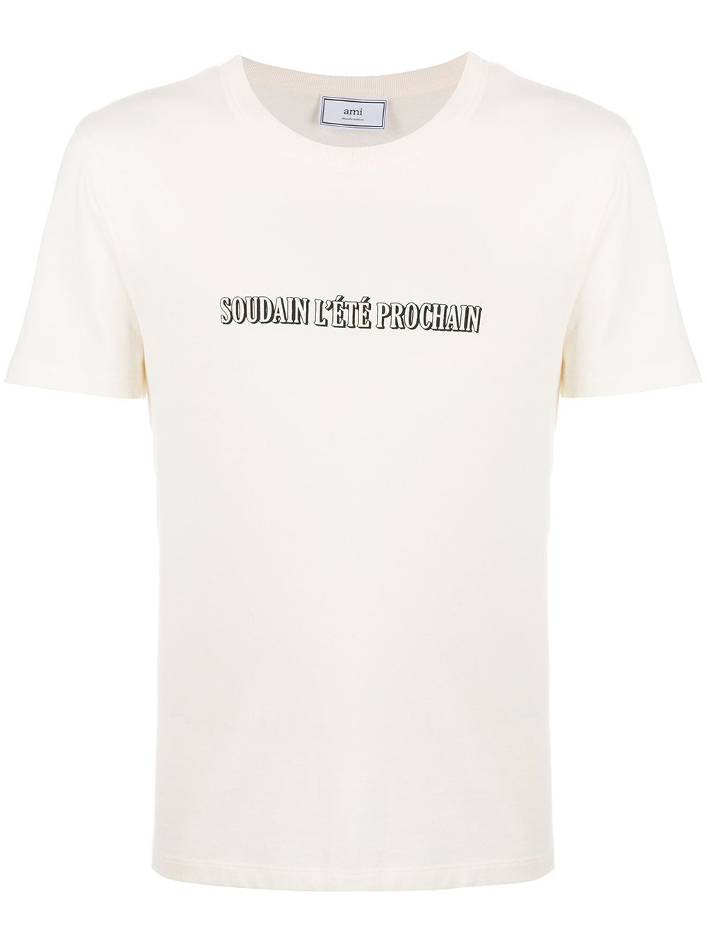 AMI ALEXANDRE MATTIUSSI SOUDAIN L'ÉTÉ PROCHAIN PRINT T-SHIRT