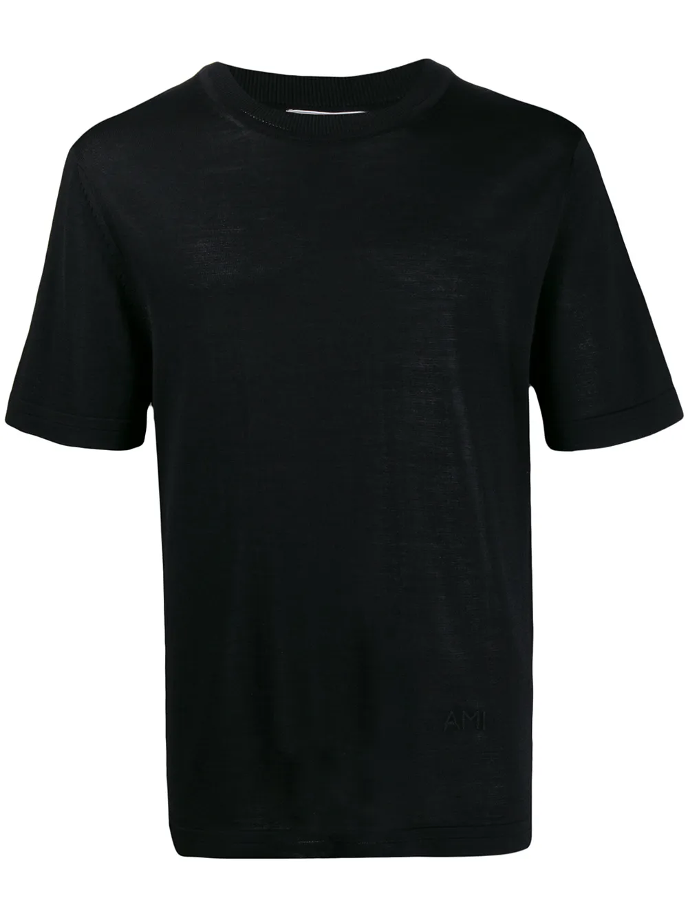 

AMI Paris crew neck short-sleeved jumper - Negro