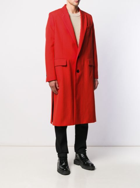 Shop AMI Paris two-buttons coat with Express Delivery - FARFETCH