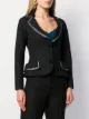 Christian Dior pre-owned bow embroidered trim tailored jacket