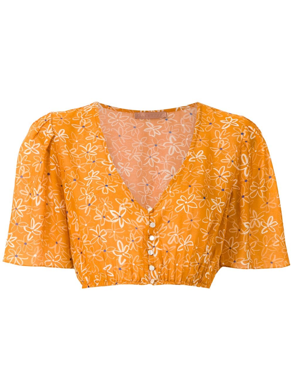 Clube Bossa Cropped blouse Oranje