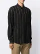 AMI Paris striped chest pocket shirt
