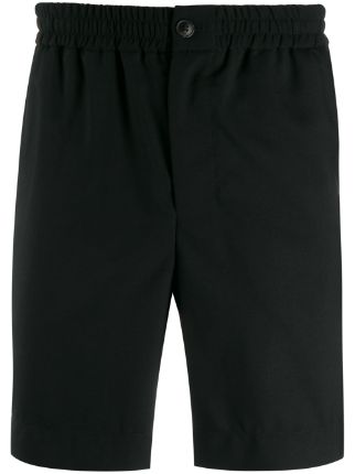 AMI Paris Elasticated Waist Bermuda Shorts - Farfetch