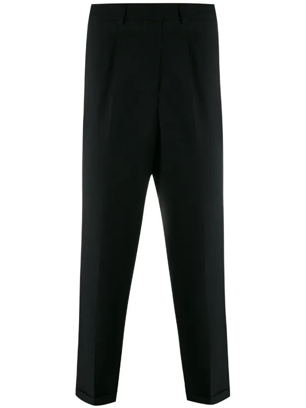 carrot fit trousers mens