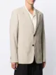 AMI Paris button-front blazer