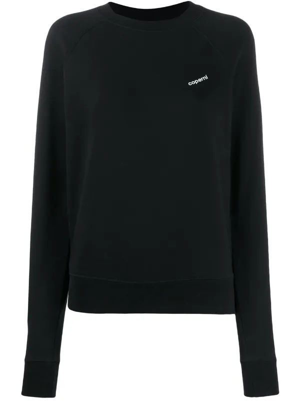 black logo jumper