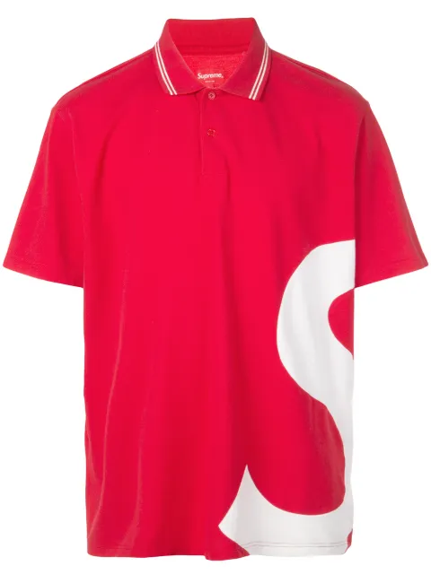 supreme s logo polo