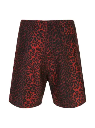 supreme leopard shorts