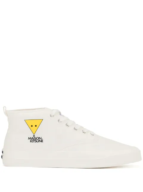 Maison Kitsuné Shoes LOGO PRINT LACE