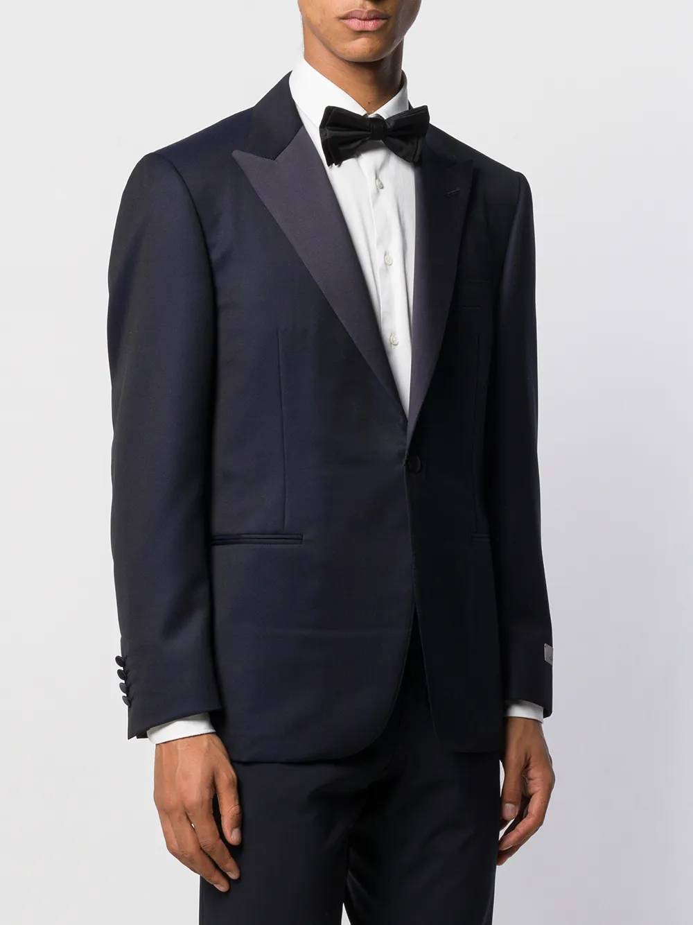 Canali Getailleerd colbert Blauw