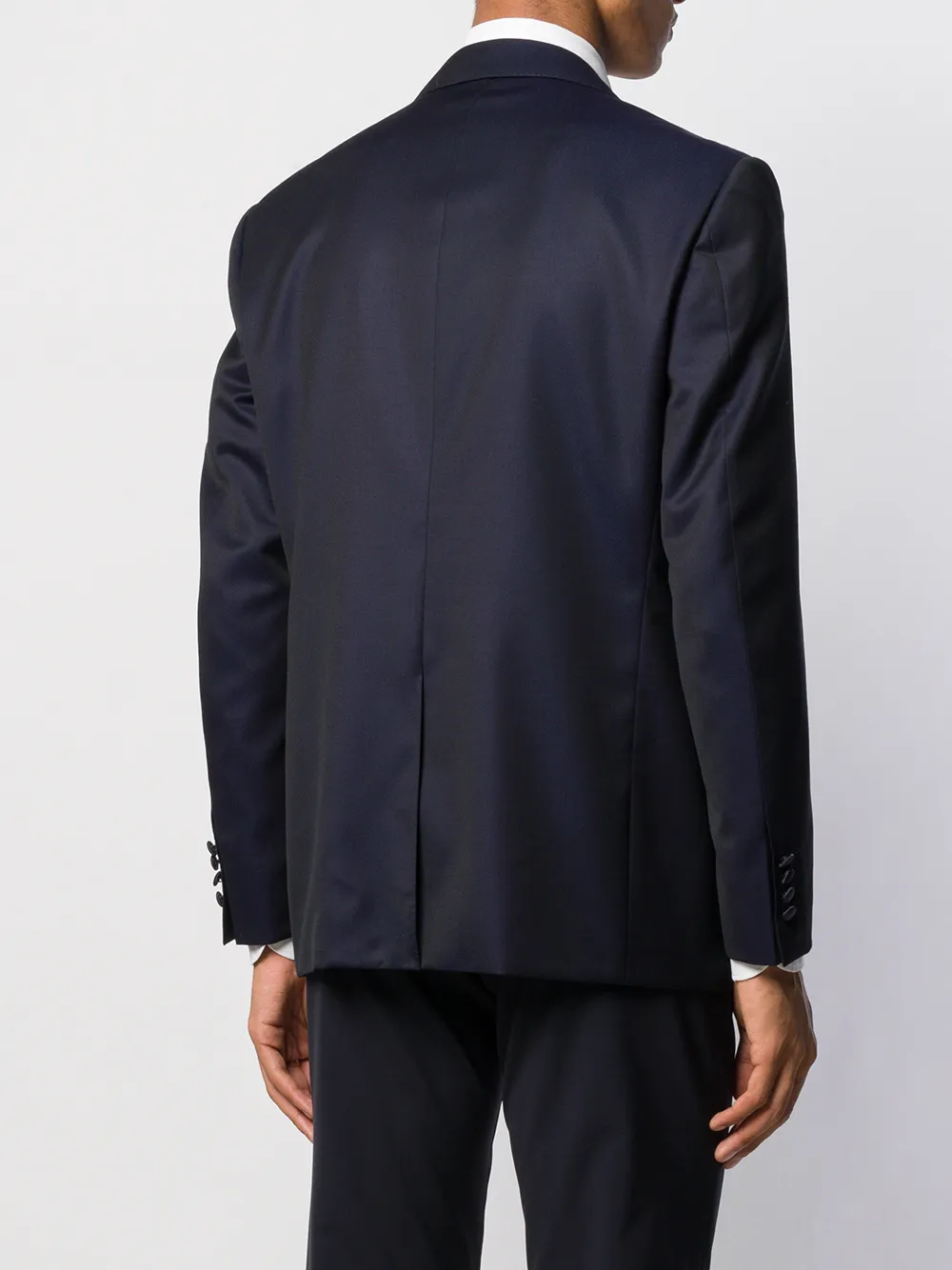 Canali Getailleerd colbert Blauw