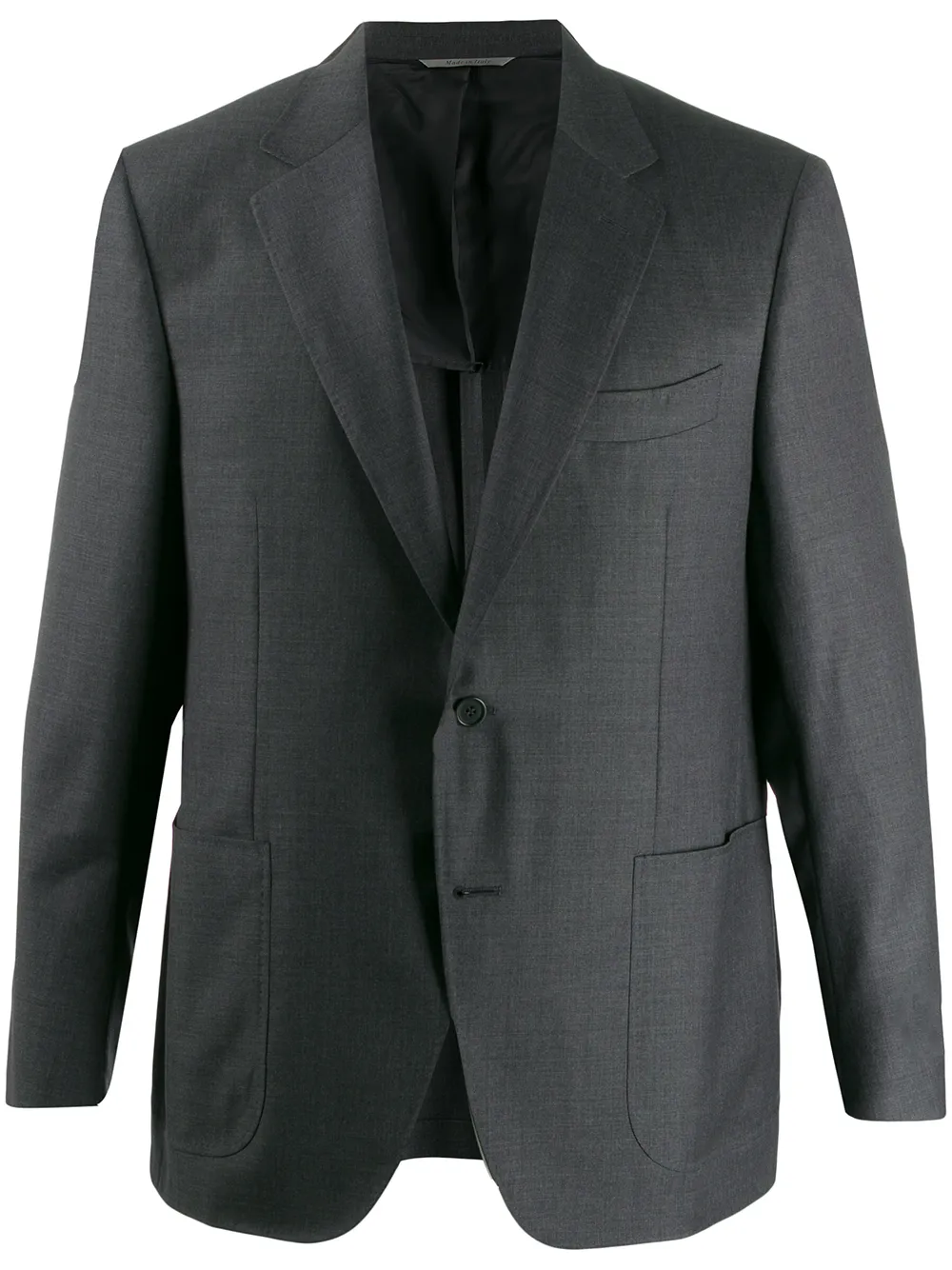 Canali plain formal blazer | Grey | Image 1