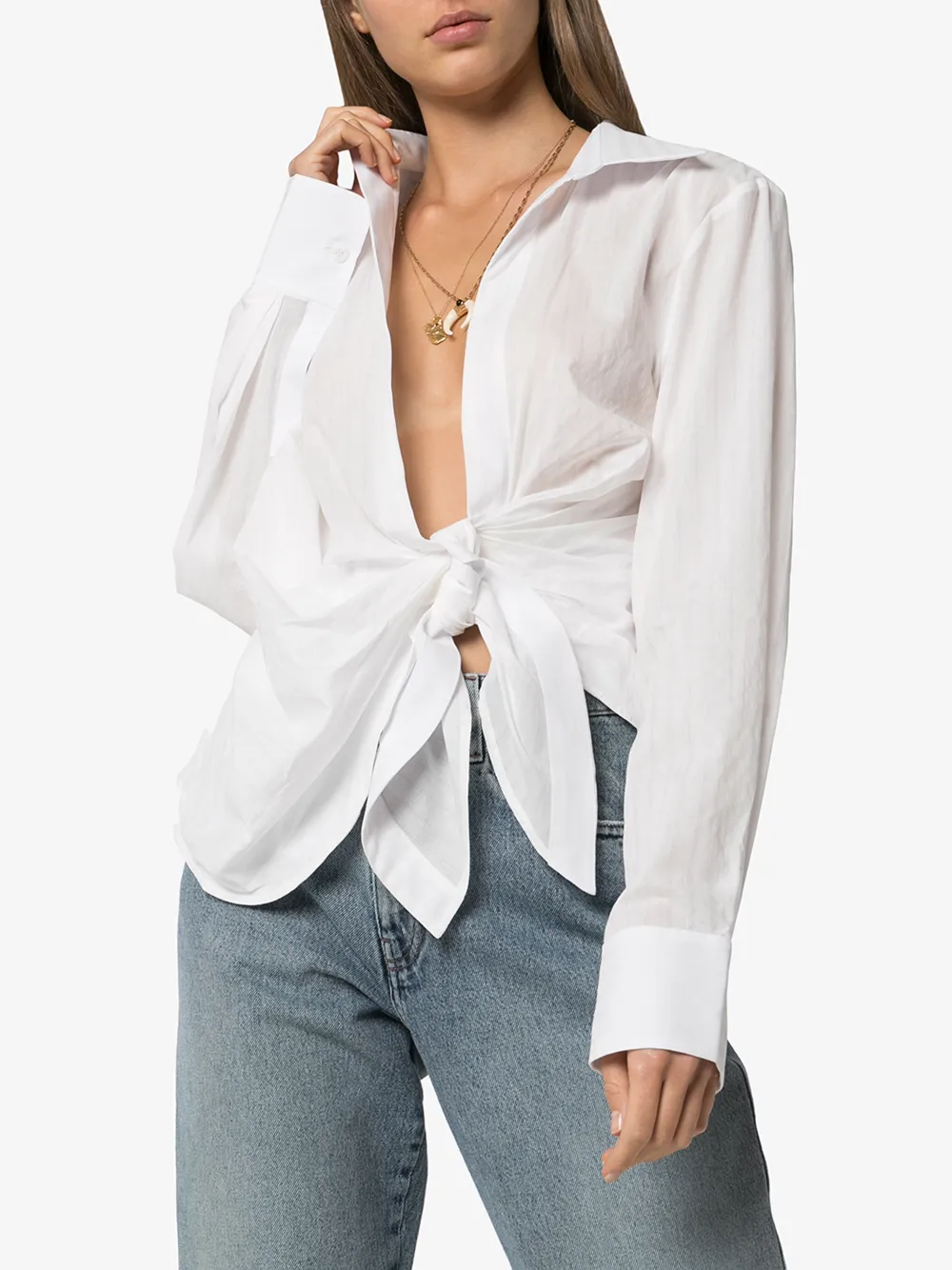 JACQUEMUS JACQUEMUS LA CHEMISE BAHIA COTTON SHIRT,201SH092011011014373734
