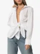Jacquemus La Chemise Bahia knotted cotton shirt