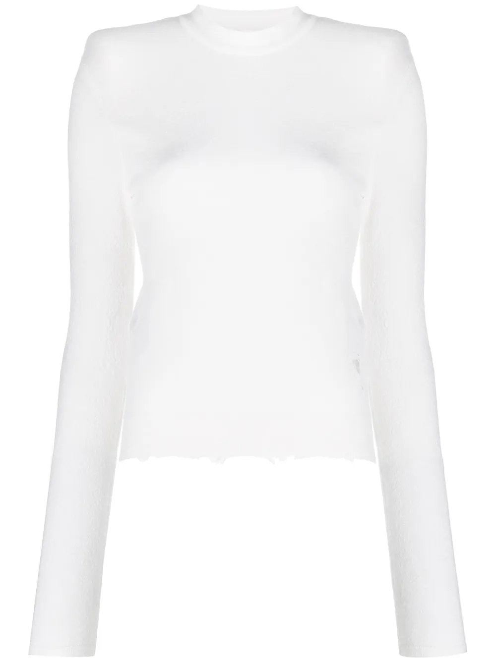 UNRAVEL PROJECT кашемировый джемпер с эффектом потертости