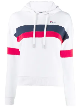 fila striped hoodie