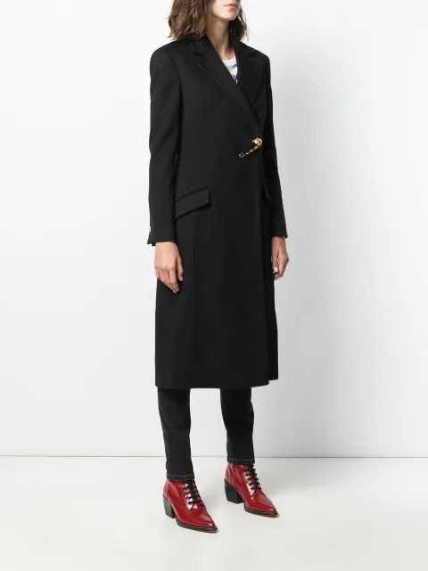 VERSACE SAFETY PIN BARROCO LINING COAT