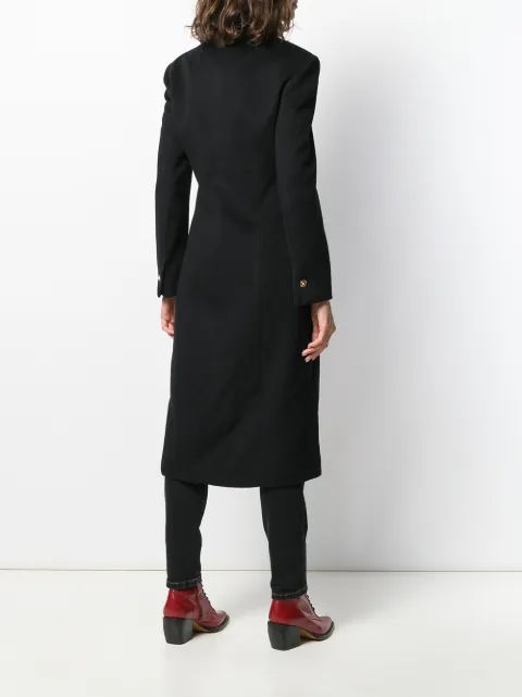 VERSACE SAFETY PIN BARROCO LINING COAT