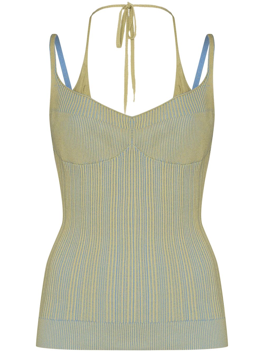 JACQUEMUS LA MAILLE VALENSOLE KNIT TANK TOP